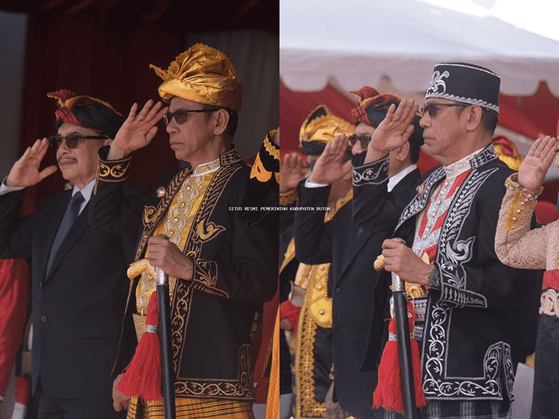 Pj. Bupati Buton Hadiri Upacara HUT Ke-9 Buton Selatan dan Buton Tengah
