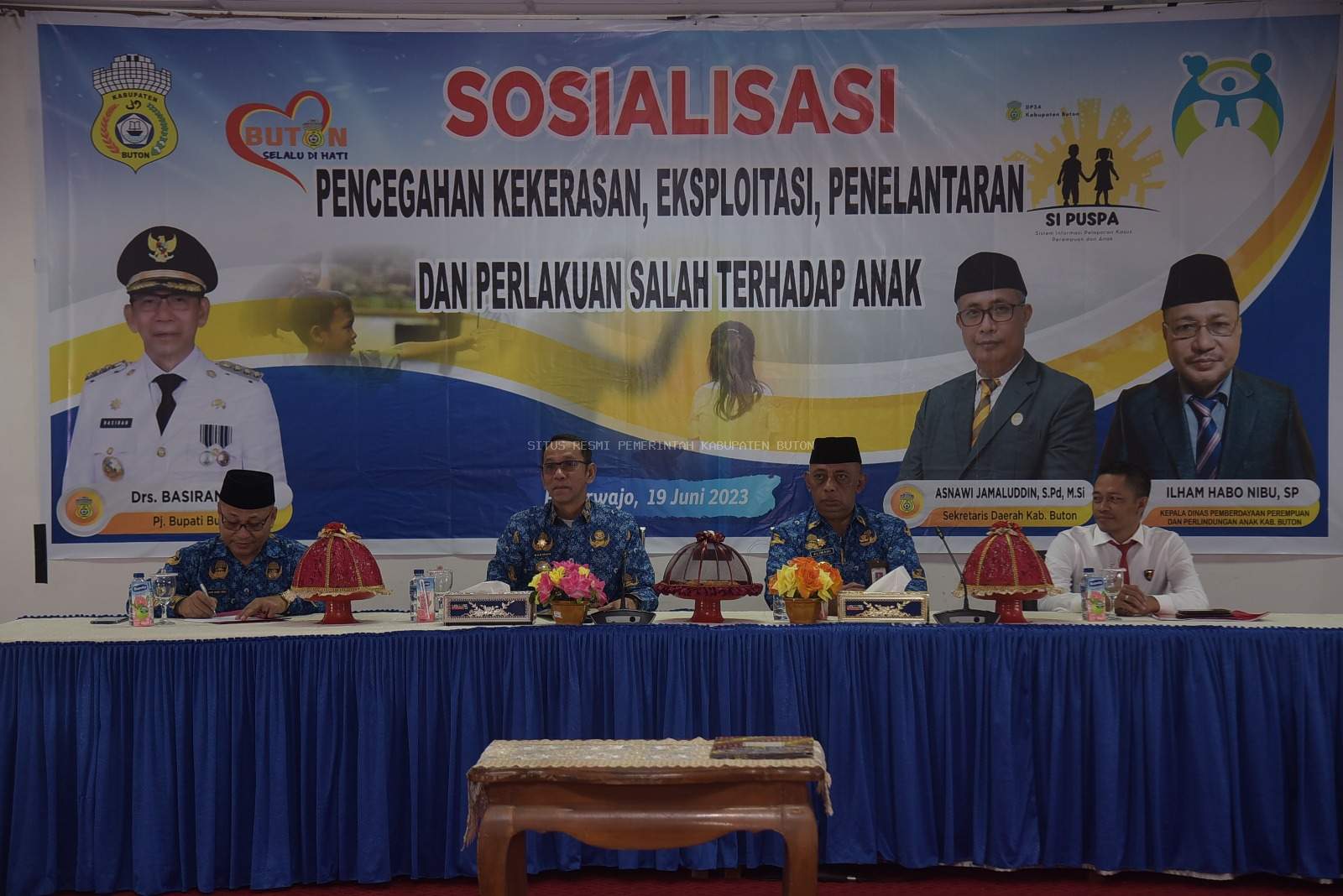 Pj Bupati Buton : Kekerasan pada Perempuan dan Anak sangat Penting dilakukan pencegahan dengan Sosialisasi