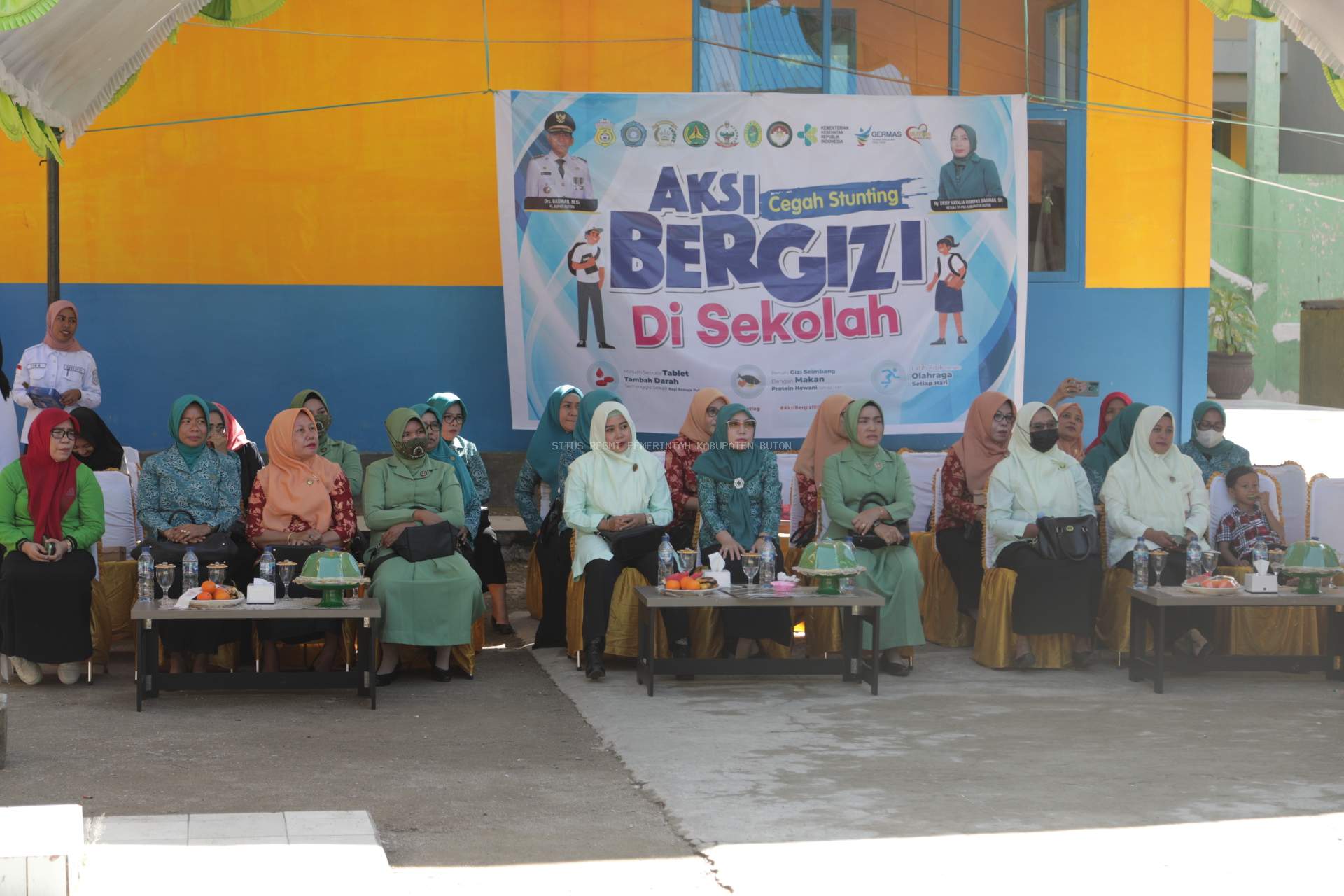 Cegah Stunting Organisasi Perempuan Kabupaten Buton Gelar Aksi Gizi di Sekolah