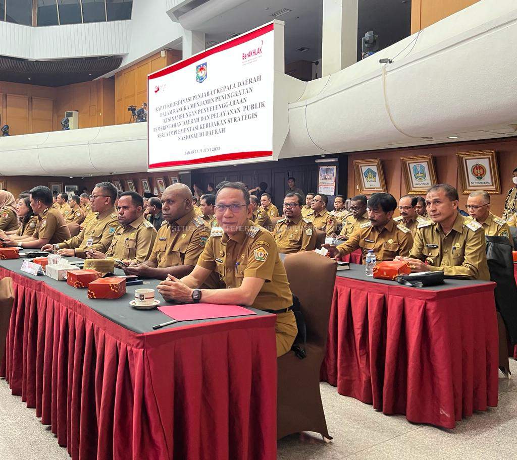 Pj. Bupati Buton, Hadiri Rakor Kepala Daerah di Kemendagri