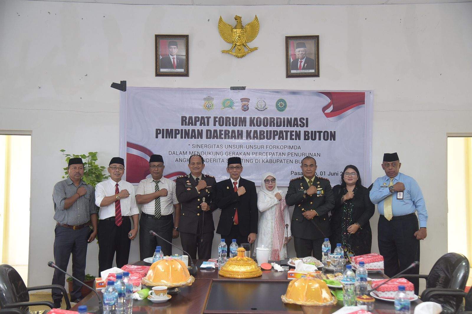 Pj. Bupati Buton Pimpin Rakor Sinergitas Penurunan Angka Stunting