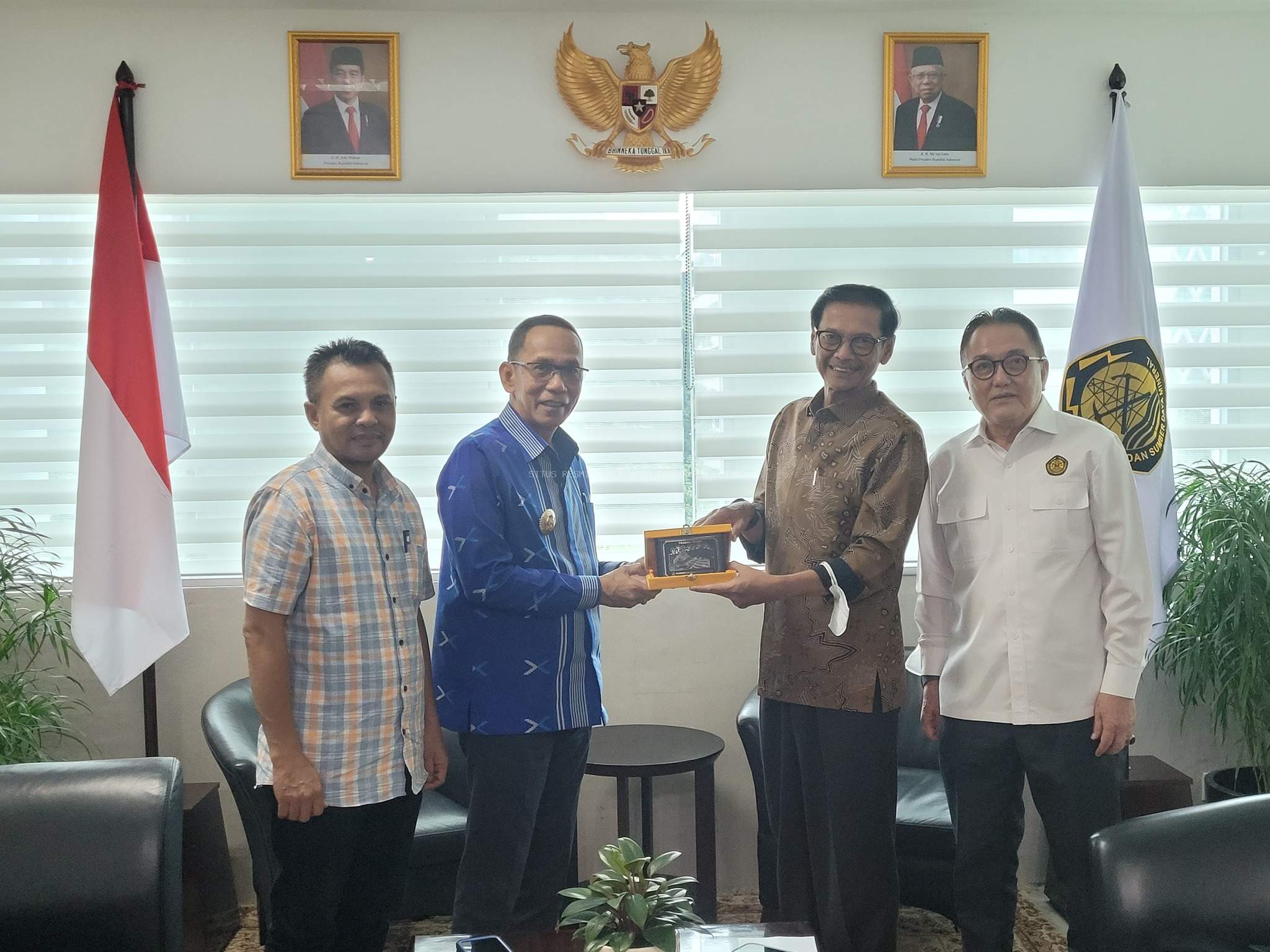 Pj. Bupati Buton Audiensi dengan Sekjen Kementerian ESDM