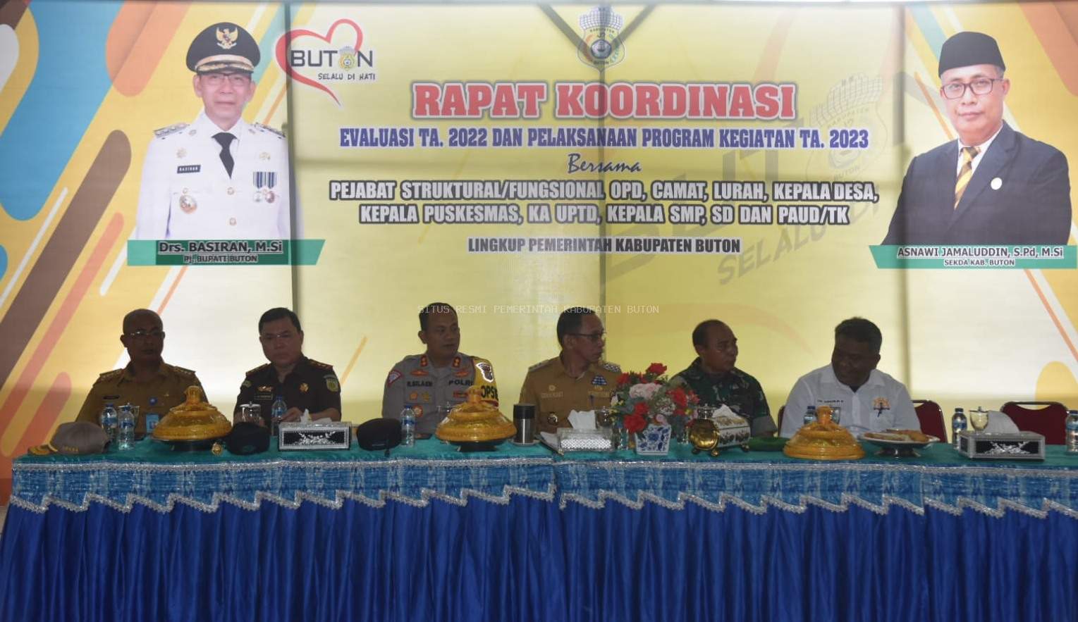 Pemkab Buton dan Forkopimda, BUMN,BUMD Rakor Bersama