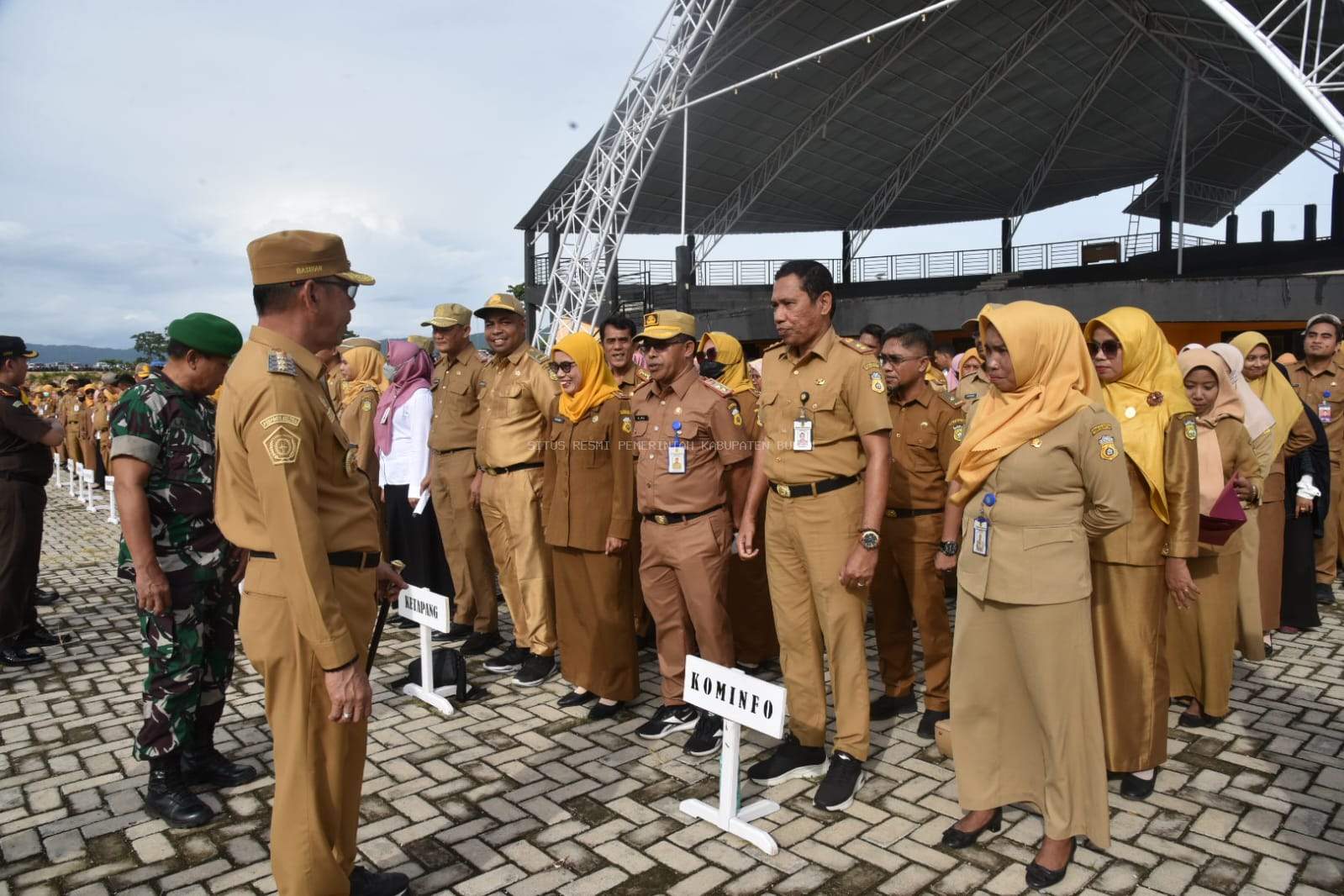 Buton Gelar Apel Besar Bergerak Bersama Buton Sehat Bebas Stunting