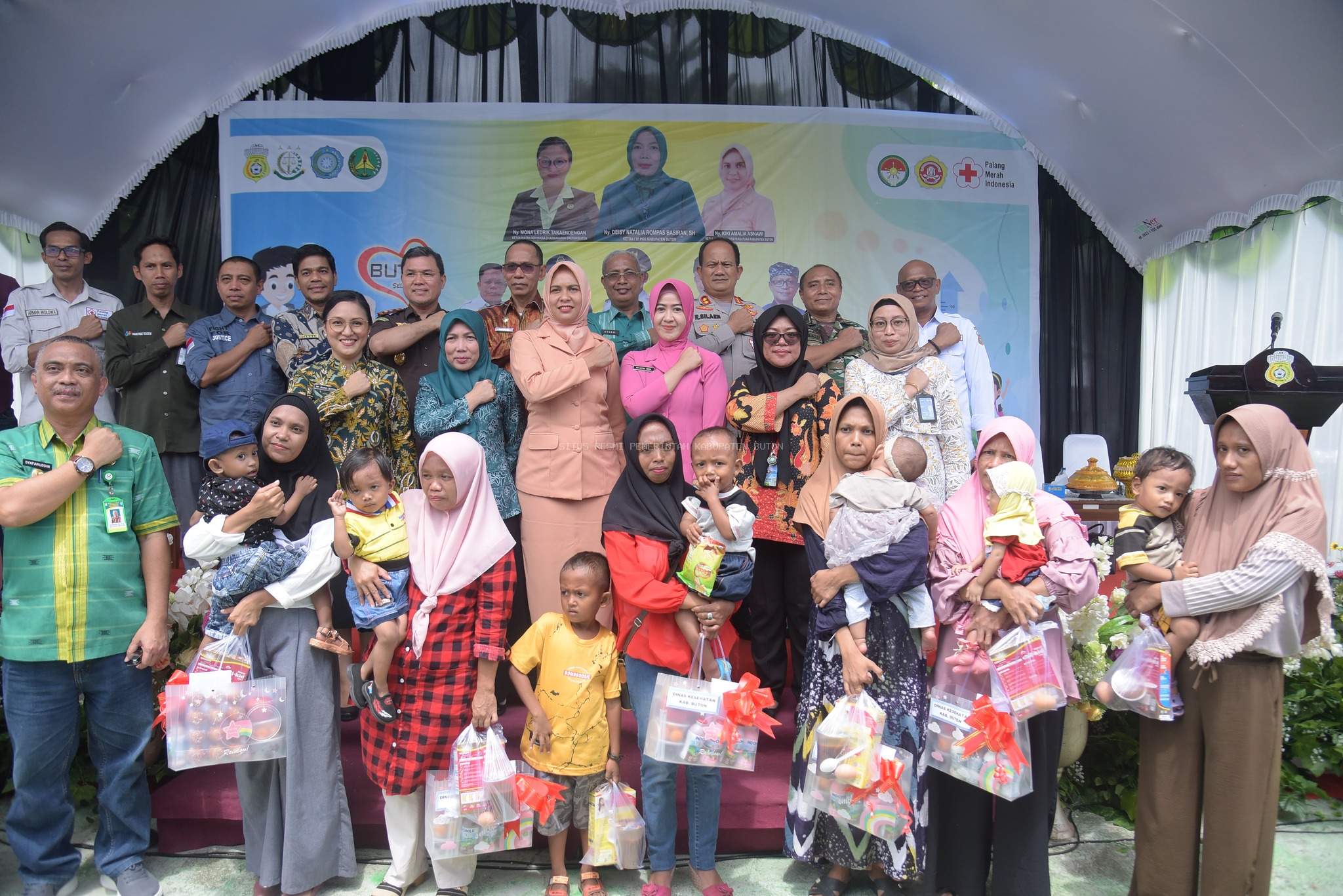 Organisasi Perempuan Kabupaten Buton Kalaborasi Bergerak Bersama Buton Sehat Bebas Stunting