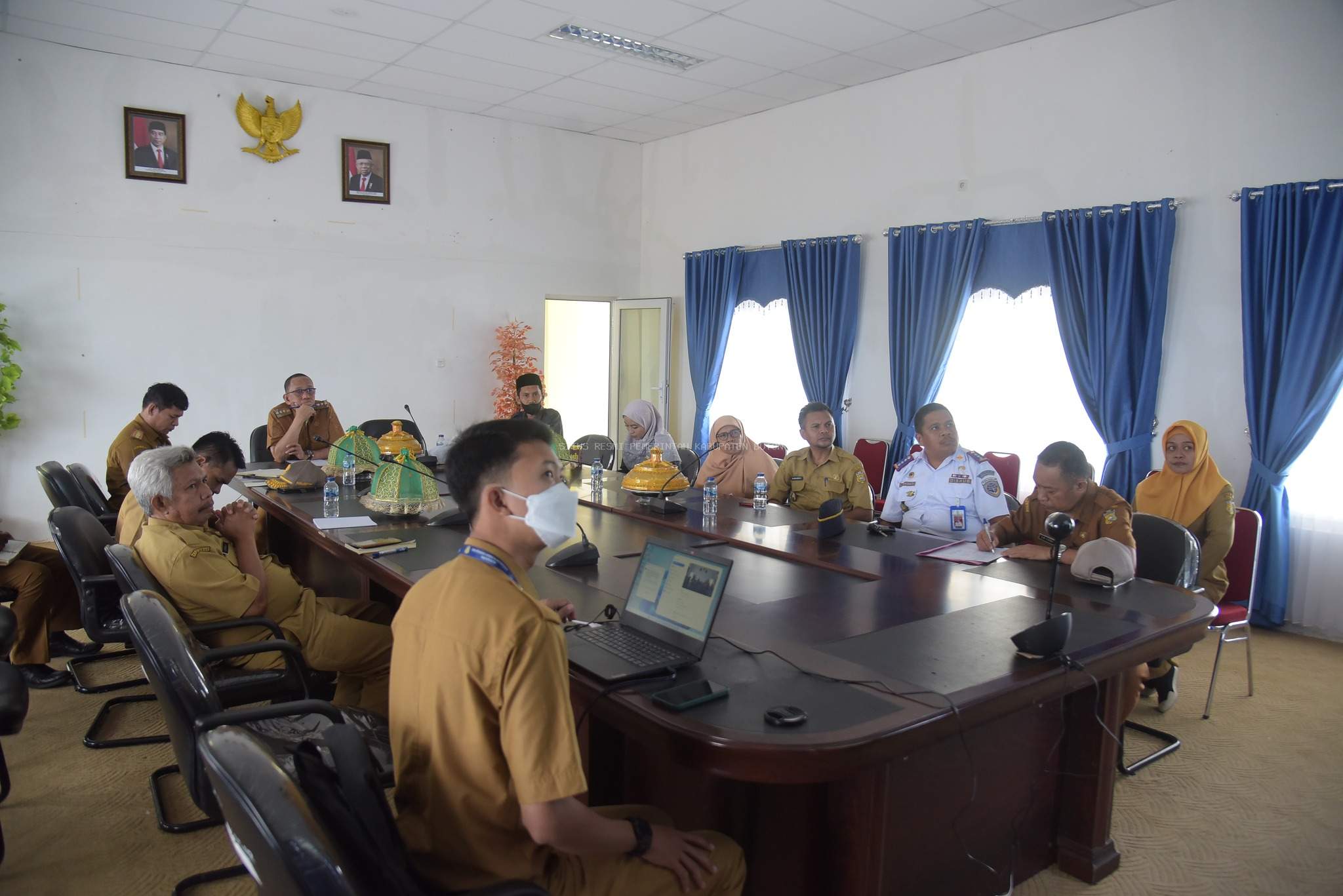 Pj. Bupati Buton, Ikut Pengarahan Mendagri Terkait Isu Inflansi