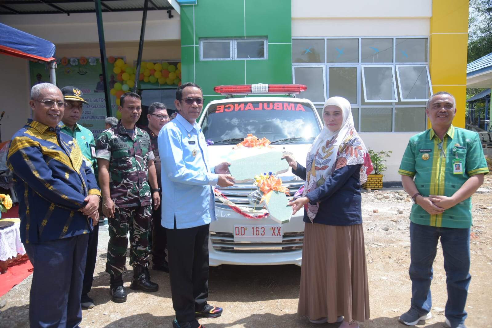 Resmikan Puskesmas Siontapina, Pj. Bupati Buton Himbau Semua Pihak Tidak Boleh Tinggal Diam dalam Atasi Stunting