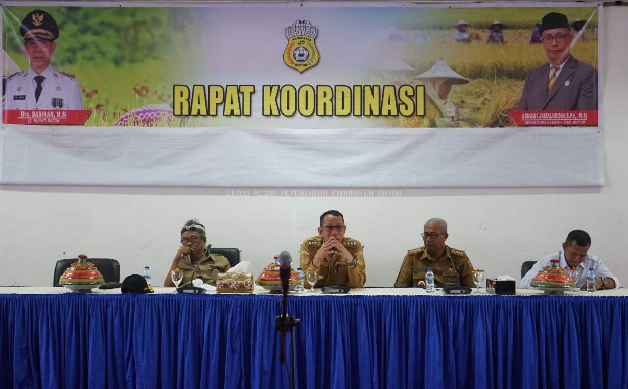Pj. Bupati Buton Pimpin Rakor Pemantapan Porprov Sultra 2022