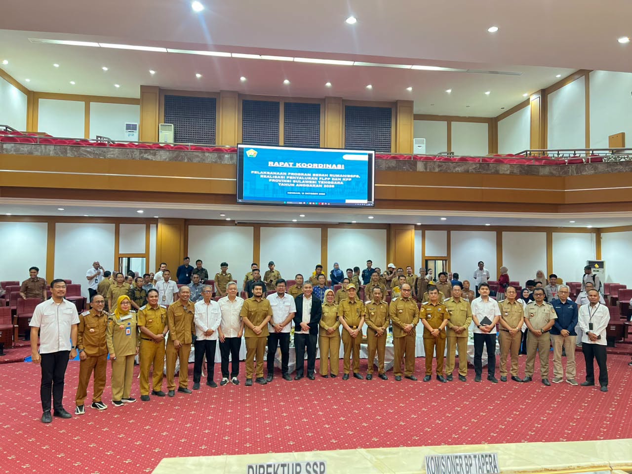 Bupati Buton Hadiri Rakor BSPS, FLPP dan KPP
