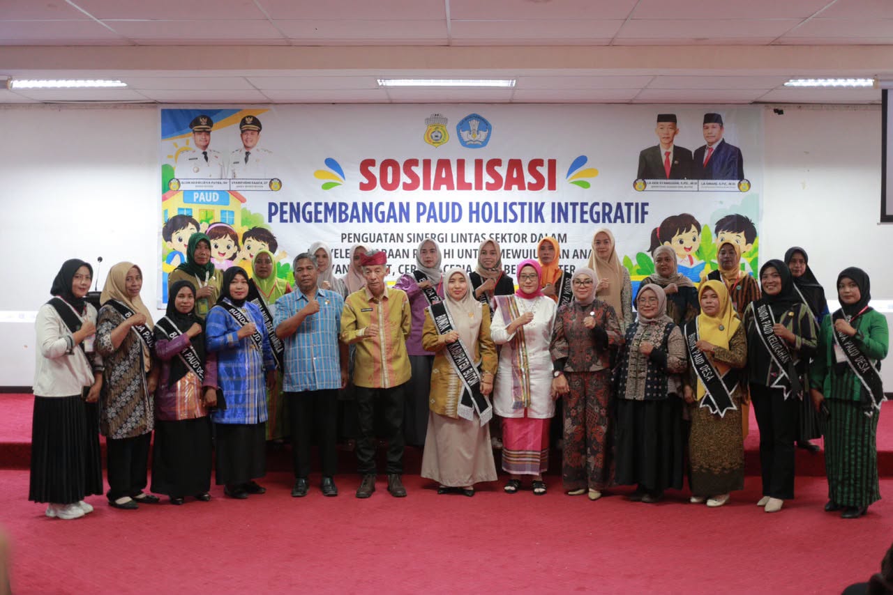 Optimalkan Tumbuh Kembang Anak, Pemkab Buton Gelar Sosialisasi PAUD Holistik Integratif